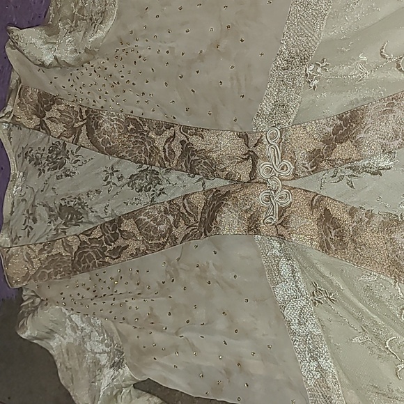 Vintage lace cream blouse - Picture 6 of 11